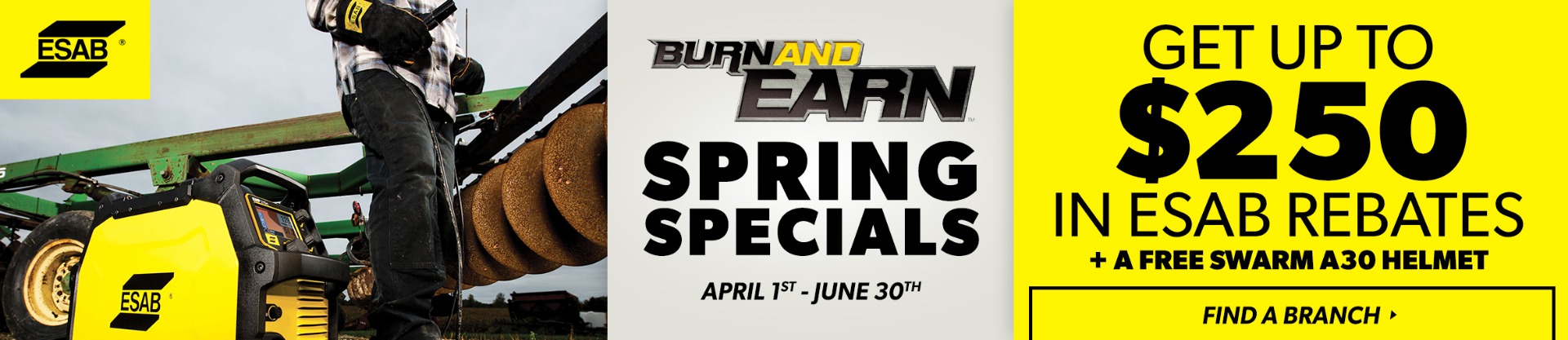 ESAB Burn and Earn Winter Promotion